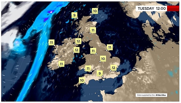 UK and Europe daily weather forecast latest, March 23: Largely fine with cloudy and breezy conditions, rain to move into western Scotland, Ireland and Northern Ireland UK and europe daily weather forecast latest, march 23: largely fine with cloudy breezy conditions, rain to move into western scotland, ireland northern ireland